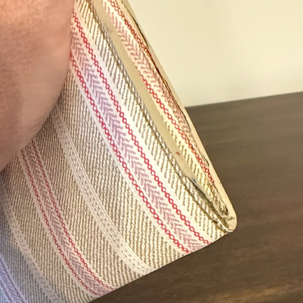 Coach Beige and Pink Striped Wristlet - Picture 6 of 8